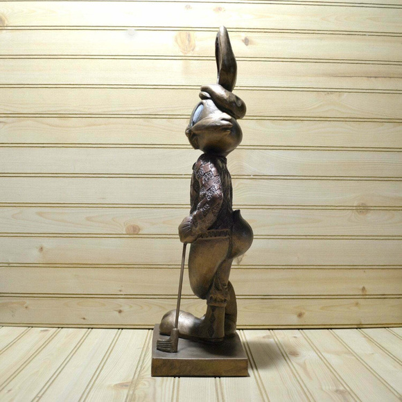 Pro Bugs Bunny 1997 Austin Golf Statue 18” Warner - Picture 3 of 8